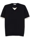 Paolo Pecora Layered T-shirt In Blue
