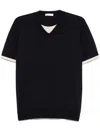 Paolo Pecora Layered T-shirt In Blue