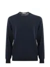 Paolo Pecora Crewneck Knit Jumper In Blue