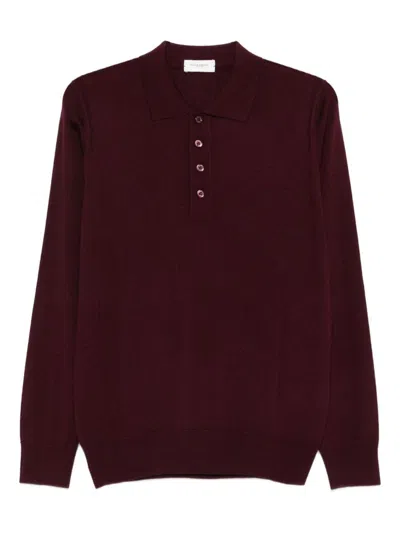 Paolo Pecora Sweaters In Burgundy