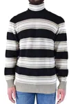 Paolo Pecora Men's Multicolor Wool Sweater In Multicolor