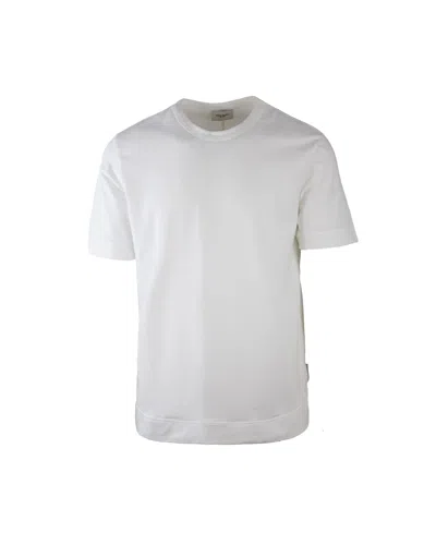 Paolo Pecora T-shirt In Cotone Bianca In White