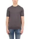 Paolo Pecora T-shirt In Maglia Di Seta E Cotone