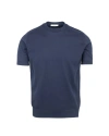 Paolo Pecora Minimal Blue T-shirt In 6685