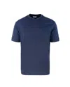 Paolo Pecora Minimal Blue T-shirt In 6685