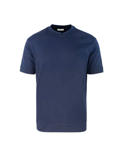 Paolo Pecora T-shirt Minimale Blu In 6685