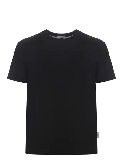 Paolo Pecora T-shirt  Made Of Cotton In Nero