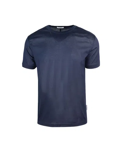 Paolo Pecora T-shirt Regolare Blu Navy In 6685