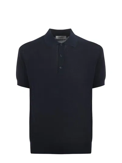 Paolo Pecora T-shirts And Polos Black In Blue