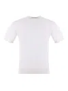 Paolo Pecora T-shirt In Cotton Thread In White