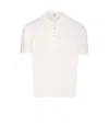 Paolo Pecora White Extra Fine Knit Polo In White