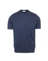 Paolo Pecora Minimal Blue T-shirt In Blue