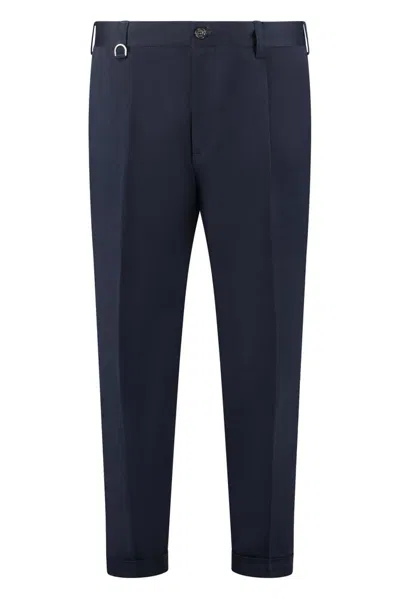 Paolo Pecora Tailored Trousers In Blue