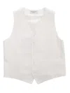 Paolo Pecora Tailored Vest In Bianco