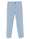 Paolo Pecora Tapered Trousers In Blue