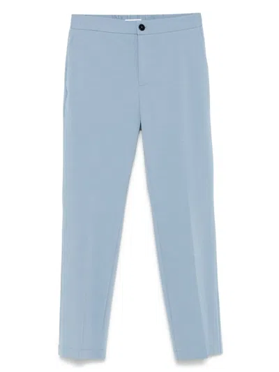 Paolo Pecora Kids' Tapered Trousers In Blue