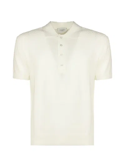 Paolo Pecora Textured Polo Shirt In White