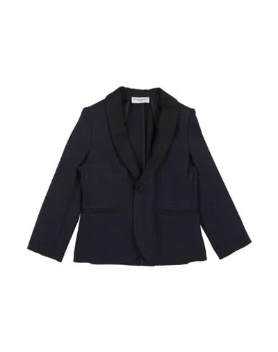 Paolo Pecora Babies'  Toddler Boy Blazer Midnight Blue Size 6 Polyester, Elastane