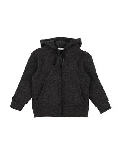 Paolo Pecora Babies'  Toddler Boy Cardigan Charcoal Size 6 Polyester, Viscose, Elastane In Grey