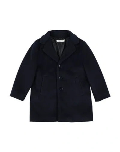Paolo Pecora Babies'  Toddler Boy Coat Navy Size 6 Polyester, Viscose