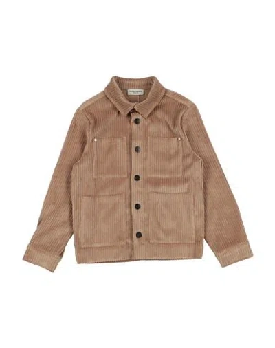 Paolo Pecora Babies'  Toddler Boy Jacket Camel Size 6 Polyester, Polyamide, Elastane In Brown