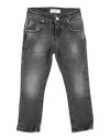 Paolo Pecora Toddler Boy Jeans Black Size 6 Cotton, Elastane In Black