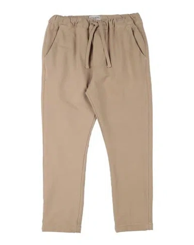 Paolo Pecora Babies'  Toddler Boy Pants Beige Size 4 Cotton, Elastane