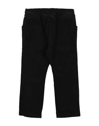 Paolo Pecora Babies'  Toddler Boy Pants Black Size 6 Cotton, Elastane