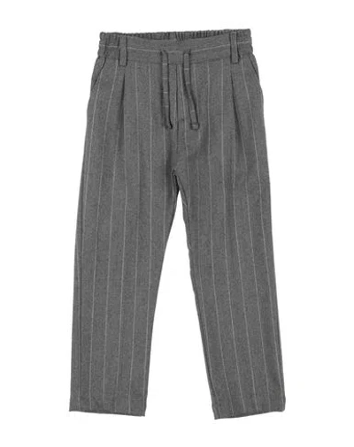 Paolo Pecora Babies'  Toddler Boy Pants Grey Size 6 Polyester, Viscose, Elastane In Gray