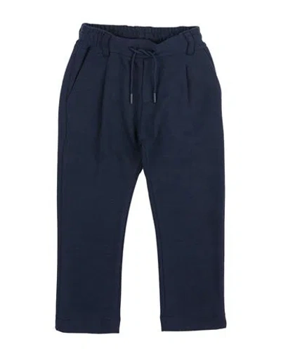 Paolo Pecora Babies'  Toddler Boy Pants Midnight Blue Size 6 Polyester, Viscose, Elastane In Black