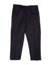 Paolo Pecora Toddler Boy Pants Midnight Blue Size 6 Polyester, Viscose, Elastane In Black