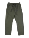 Paolo Pecora Toddler Boy Pants Military Green Size 6 Cotton, Elastane In Green