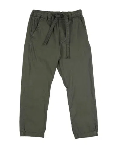 Paolo Pecora Babies'  Toddler Boy Pants Military Green Size 6 Cotton, Elastane