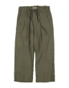 Paolo Pecora Toddler Boy Pants Military Green Size 6 Viscose, Linen In Green