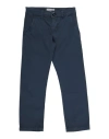 Paolo Pecora Toddler Boy Pants Navy Size 6 Cotton, Elastane In Navy Blue