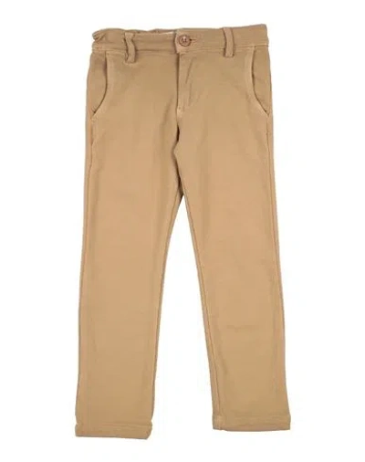 Paolo Pecora Babies'  Toddler Boy Pants Sand Size 6 Cotton, Elastane In Beige