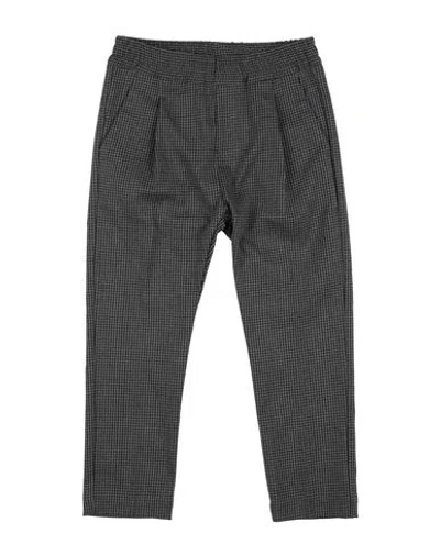 Paolo Pecora Babies'  Toddler Boy Pants Charcoal Size 6 Polyester, Viscose, Elastane In Steel Grey