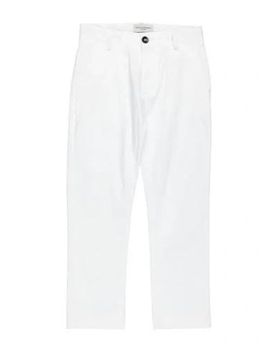 Paolo Pecora Babies'  Toddler Boy Pants White Size 6 Cotton, Alutex
