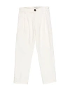 Paolo Pecora Babies'  Toddler Boy Pants White Size 6 Cotton, Elastane
