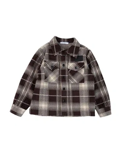 Paolo Pecora Babies'  Toddler Boy Shirt Black Size 6 Polyester In Multi
