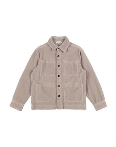 Paolo Pecora Babies'  Toddler Boy Shirt Grey Size 3 Cotton, Elastane In Gray