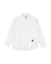 Paolo Pecora Toddler Boy Shirt White Size 4 Linen, Cotton In White