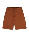 Paolo Pecora Babies'  Toddler Boy Shorts & Bermuda Shorts Brown Size 4 Cotton, Polyamide, Elastane