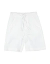 Paolo Pecora Babies'  Toddler Boy Shorts & Bermuda Shorts White Size 6 Cotton, Elastane