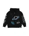 Paolo Pecora Toddler Boy Sweatshirt Black Size 6 Cotton In Black