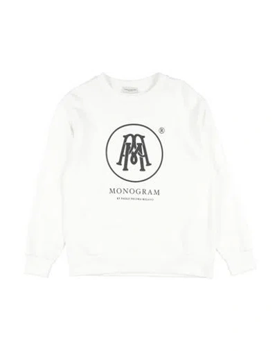 Paolo Pecora Babies'  Toddler Boy Sweatshirt White Size 6 Cotton