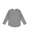 Paolo Pecora Toddler Boy T-shirt Grey Size 4 Cotton In Grey