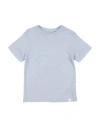 Paolo Pecora Toddler Boy T-shirt Sky Blue Size 6 Linen, Cotton In Blue