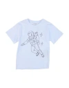 Paolo Pecora Toddler Boy T-shirt White Size 4 Cotton In Blue
