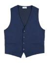 Paolo Pecora Toddler Boy Tailored Vest Midnight Blue Size 6 Polyester, Viscose, Polyamide, Elastane In Blue